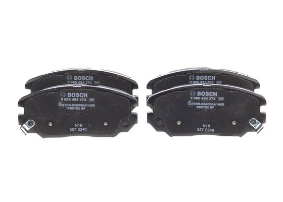 Jeu de 4 plaquettes de frein | BOSCH