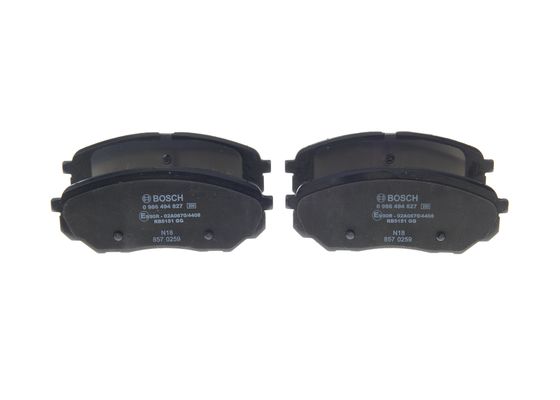 Jeu de 4 plaquettes de frein | BOSCH