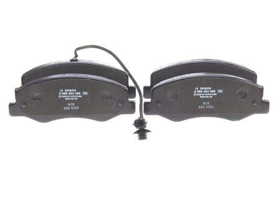 Jeu de 4 plaquettes de frein | BOSCH