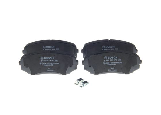 Jeu de 4 plaquettes de frein | BOSCH