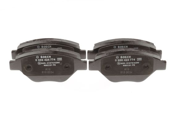 Jeu de 4 plaquettes de frein | BOSCH