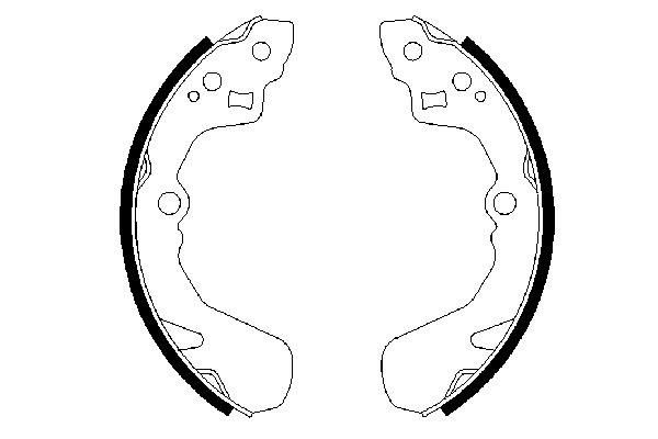 Jeu de mâchoires de frein | BOSCH