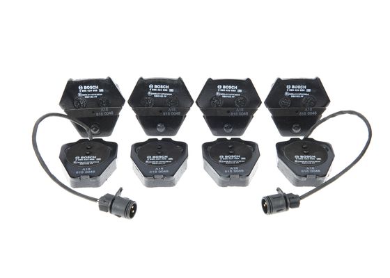 Jeu de 4 plaquettes de frein | BOSCH