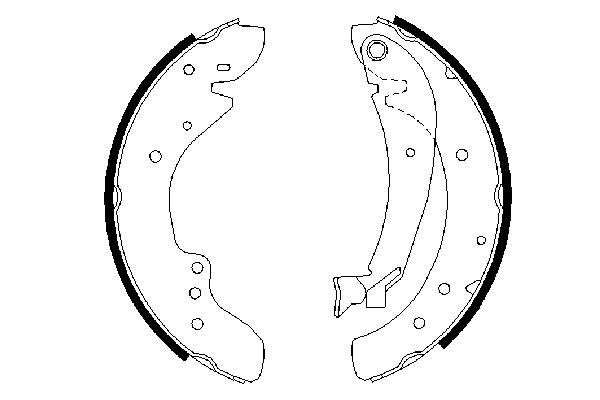 Jeu de mâchoires de frein | BOSCH