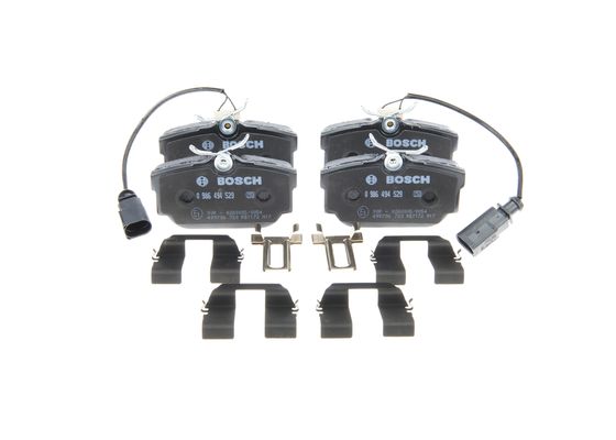 Jeu de 4 plaquettes de frein | BOSCH