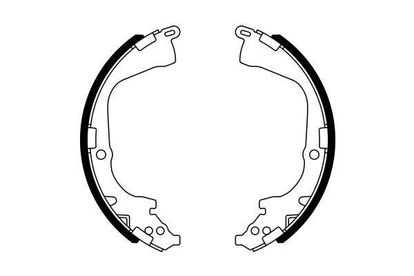 Jeu de mâchoires de frein | BOSCH