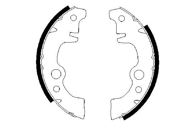 Jeu de mâchoires de frein | BOSCH