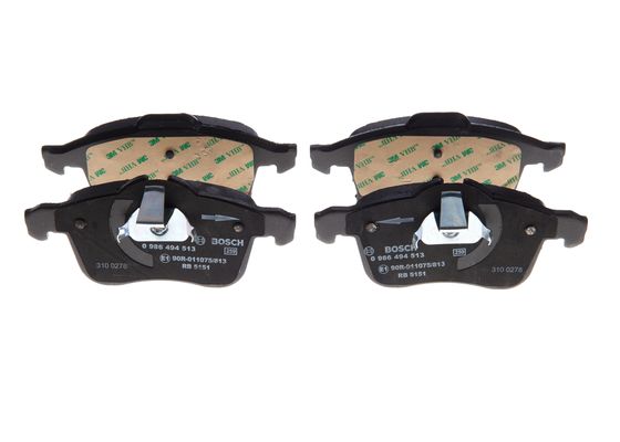 Jeu de 4 plaquettes de frein | BOSCH