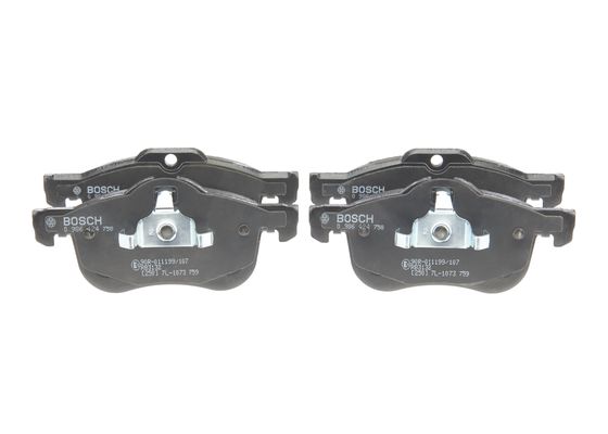 Jeu de 4 plaquettes de frein | BOSCH
