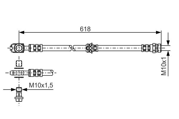 Flexible de frein | BOSCH