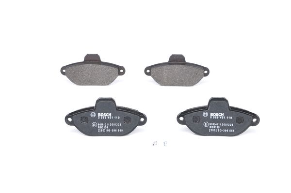 Jeu de 4 plaquettes de frein | BOSCH