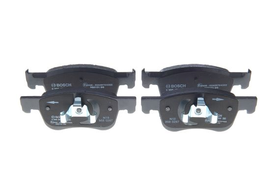 Jeu de 4 plaquettes de frein | BOSCH
