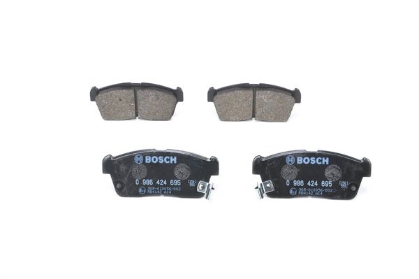 Jeu de 4 plaquettes de frein | BOSCH
