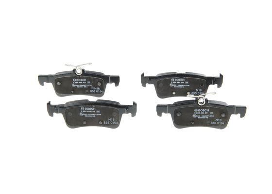 Jeu de 4 plaquettes de frein | BOSCH