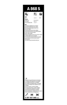 Balai d'essuie-glace Aerotwin | BOSCH