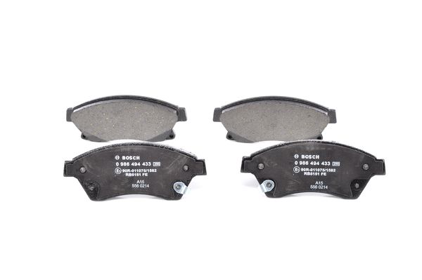 Jeu de 4 plaquettes de frein | BOSCH
