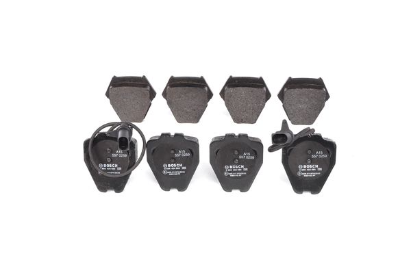Jeu de 4 plaquettes de frein | BOSCH