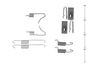 Image du produit pour Kit d'accessoires, mâchoires de frein de stationnement