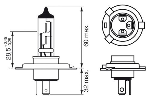 Image du produit pour Ampoule, projecteur principal