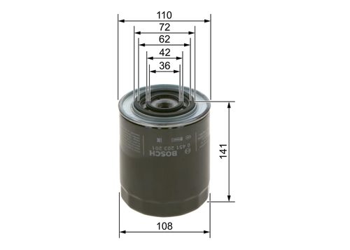 Image du produit pour Filtre à huile