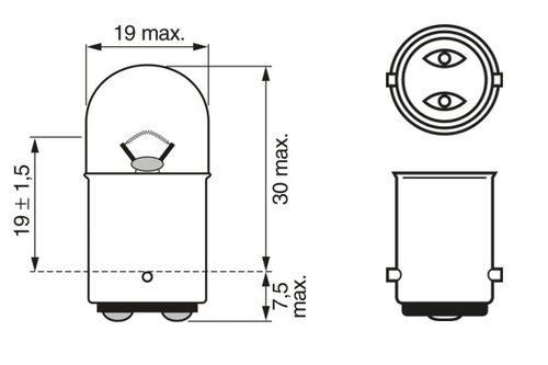 Image du produit pour Ampoule, feu clignotant