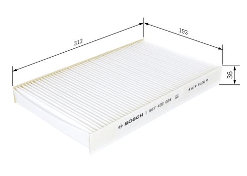 Image du produit pour Filtre, air de l'habitacle
