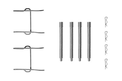 Image du produit pour Kit d'accessoires, plaquette de frein à disque