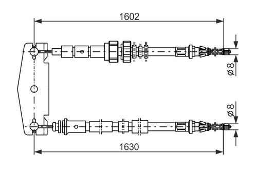 Image du produit pour Tirette à câble, frein de stationnement