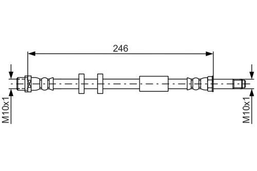 Image du produit pour Flexible de frein