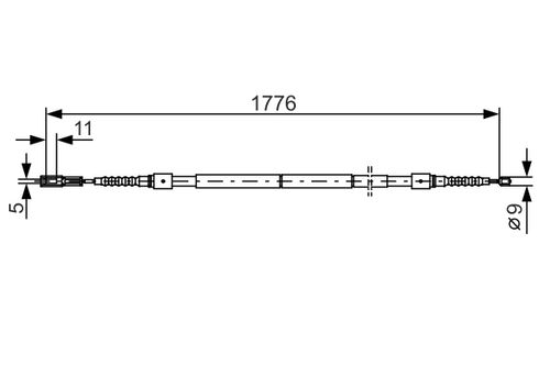 Image du produit pour Tirette à câble, frein de stationnement