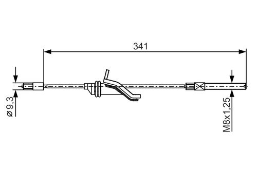 Image du produit pour Tirette à câble, frein de stationnement