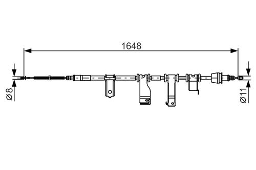 Image du produit pour Tirette à câble, frein de stationnement