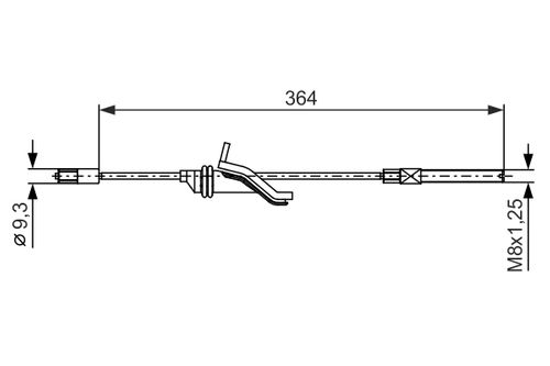 Image du produit pour Tirette à câble, frein de stationnement