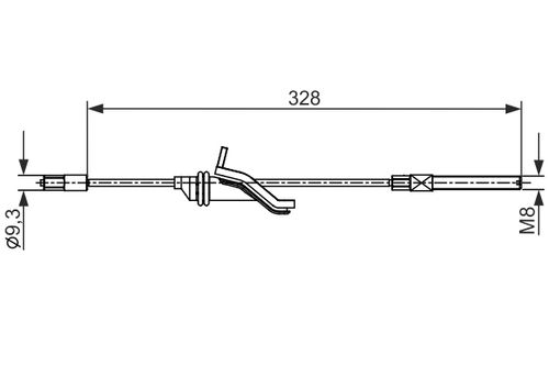 Image du produit pour Tirette à câble, frein de stationnement