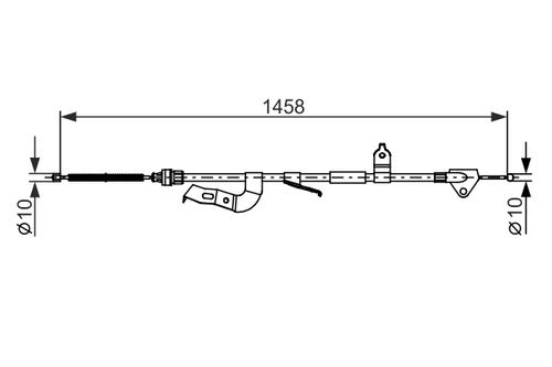 Image du produit pour Tirette à câble, frein de stationnement