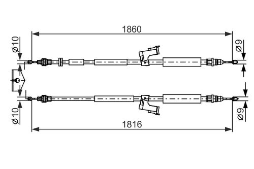 Image du produit pour Tirette à câble, frein de stationnement