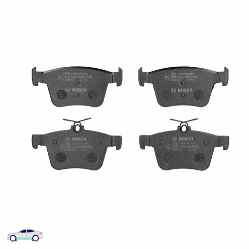 Image du produit pour Jeu de 4 plaquettes de frein