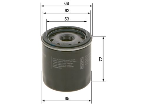 Image du produit pour Filtre à huile