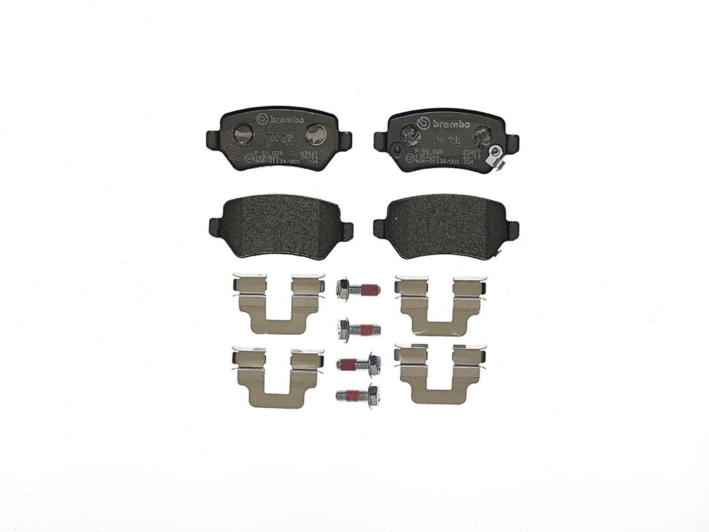 Jeu de 4 plaquettes de frein | BREMBO