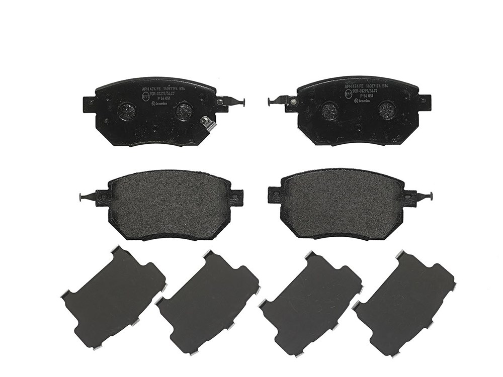 Jeu de 4 plaquettes de frein | BREMBO