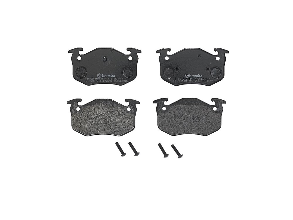 Jeu de 4 plaquettes de frein | BREMBO