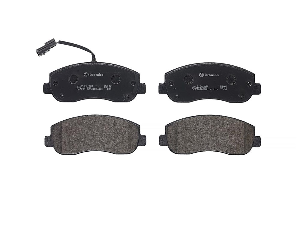 Jeu de 4 plaquettes de frein | BREMBO