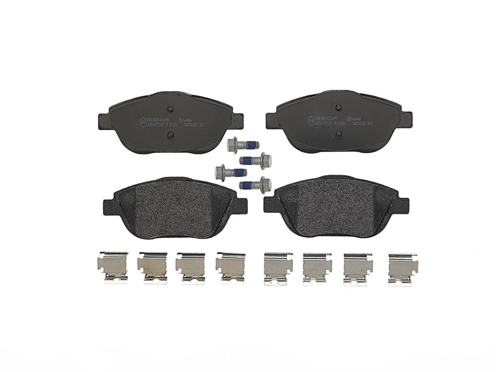 Jeu de 4 plaquettes de frein | BREMBO