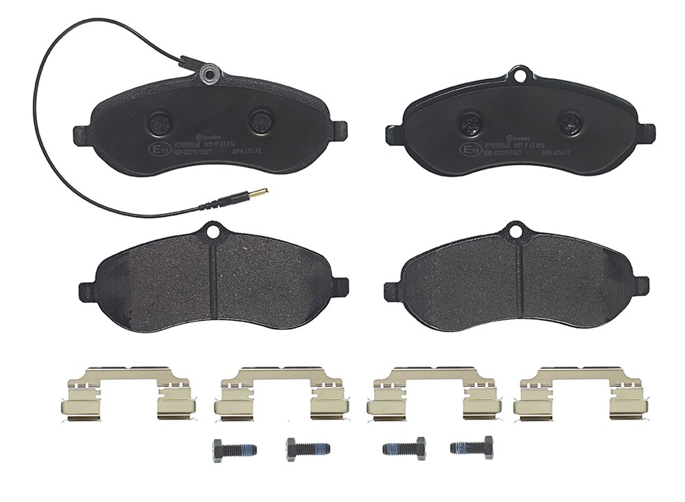 Jeu de 4 plaquettes de frein | BREMBO