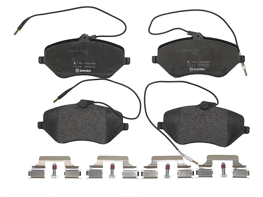 Jeu de 4 plaquettes de frein | BREMBO