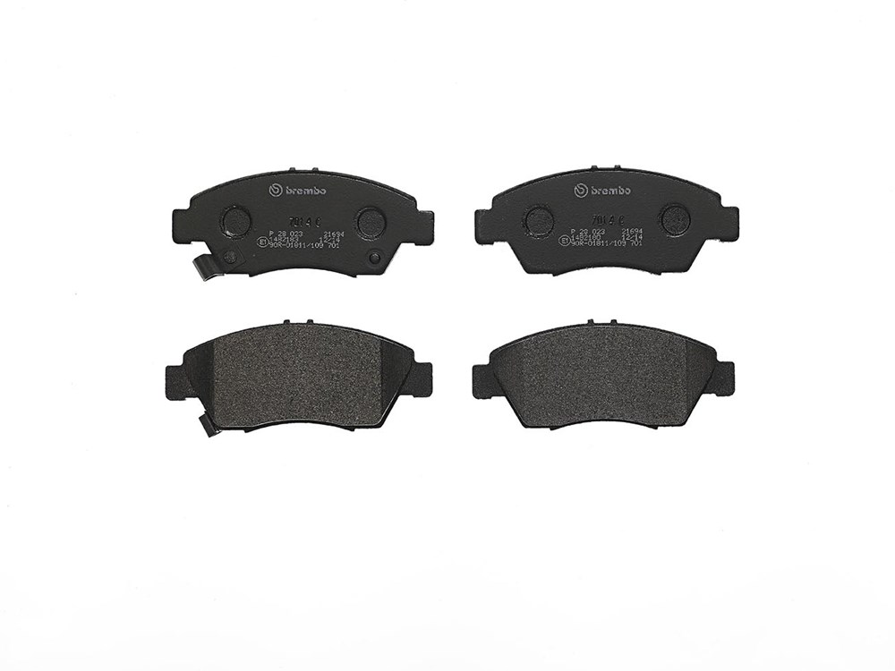 Jeu de 4 plaquettes de frein | BREMBO