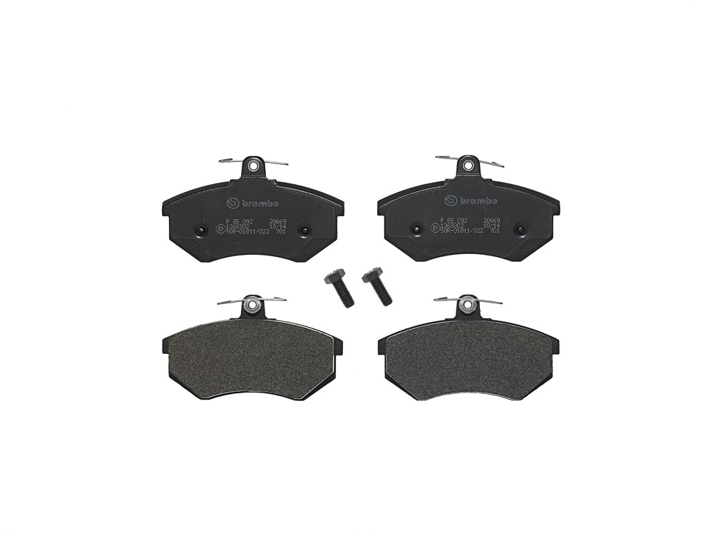 Jeu de 4 plaquettes de frein | BREMBO