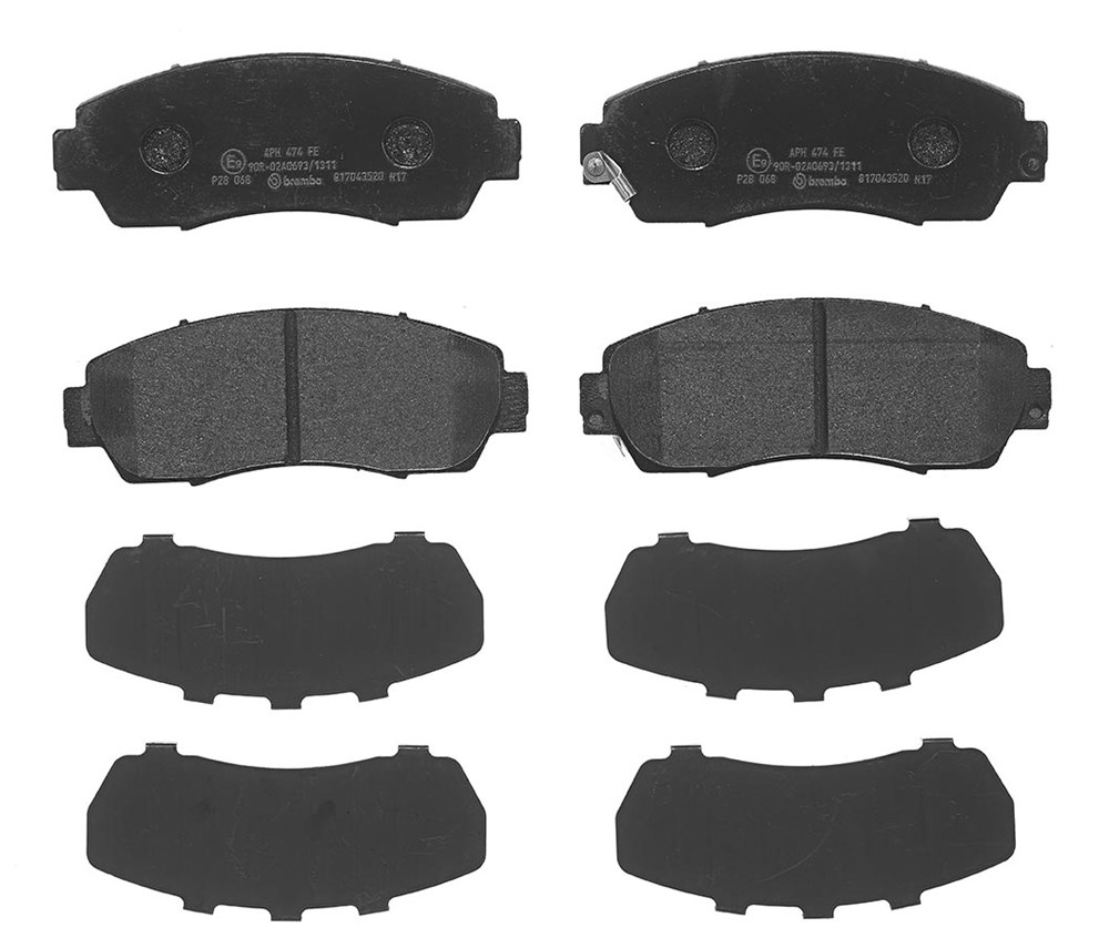 Jeu de 4 plaquettes de frein | BREMBO