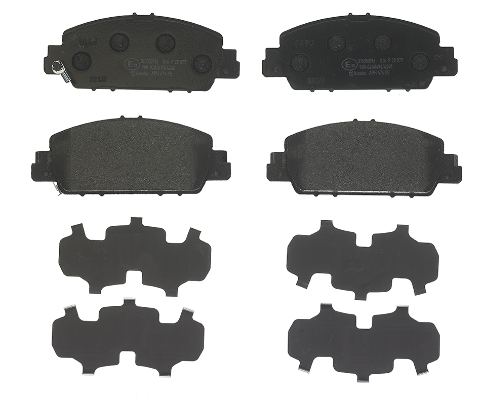 Jeu de 4 plaquettes de frein | BREMBO