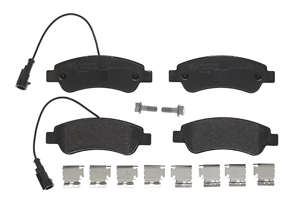 Jeu de 4 plaquettes de frein | BREMBO